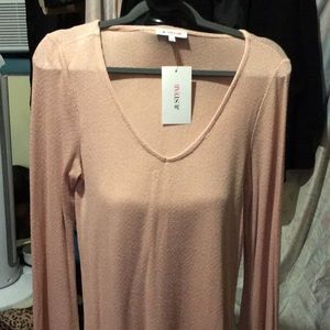Just fab light sweater tunic blush pink Large d20